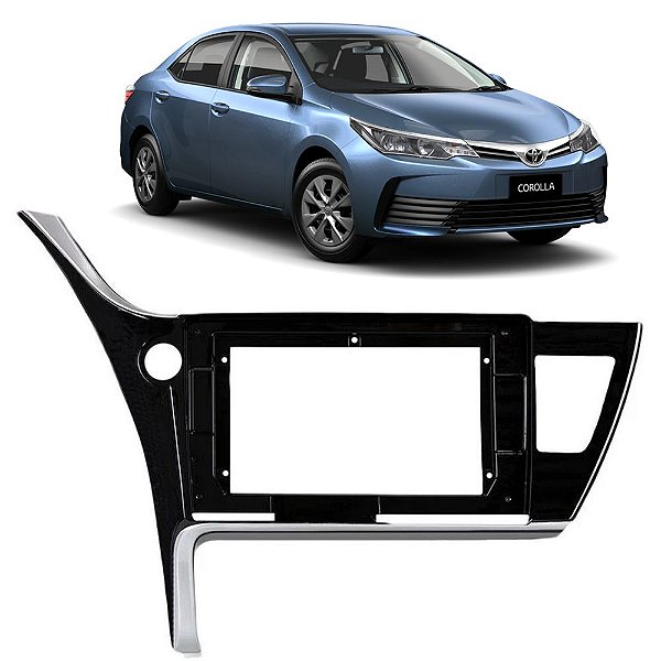 Moldura Painel Corolla 2018-2019 10 Polegadas com Furo