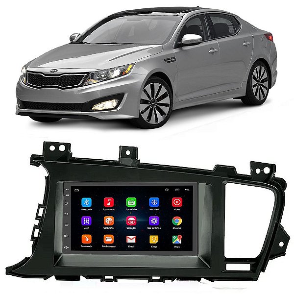 Kit Multimídia Android Optima (2010-2014) 7'' Polegadas 1-16GB GPS TV Online Bluetooth WiFi