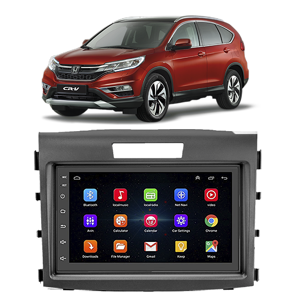 Kit Multimídia Android CRV 2012 2013 7'' Polegadas 1GB-16GB GPS Bluetooth WiFi TV Online