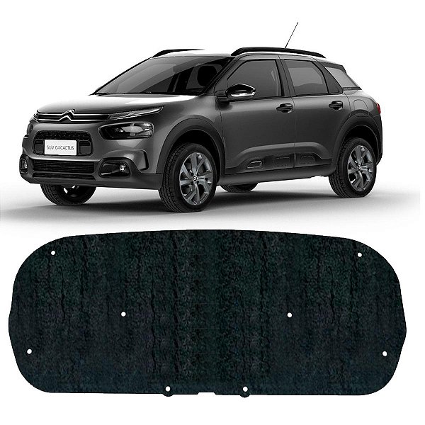 Forro Capo Citroen C4 Cactus 2018-2021 Revestimento Manta Autocolante Isolante Térmico + Presilhas