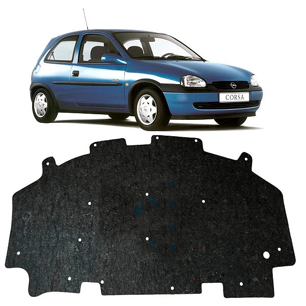 Forro Capo Chevrolet Corsa 1995-2001 Revestimento Manta Autocolante Isolante Térmico + Presilhas