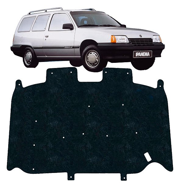 Forro Capo Chevrolet Kadett Ipanema 1989-1998 Revestimento Manta Autocolante Isolante Térmico + Presilhas