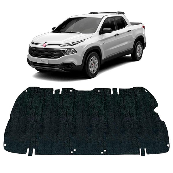 Forro Capo Fiat Toro 2016-2023 Manta Autocolante Isolante + Presilhas