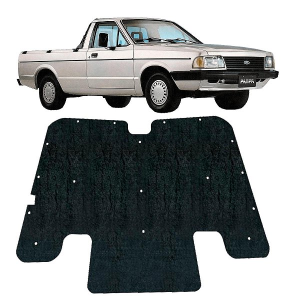 Forro Capo Ford Del Rey Pampa 1985-1992 Revestimento Manta Autocolante Isolante Térmico + Presilhas