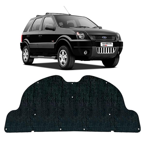 Forro Capo Ford Ecosport 2003-2007 Revestimento Manta Autocolante Isolante Térmico + Presilhas