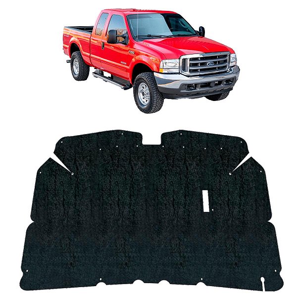 Forro Capo Ford F250 F4000 1999 2024 Manta Autocolante Isolante termoacustico + Presilhas