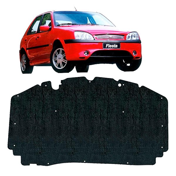 Forro Capo Ford Fiesta Courier 1993-2003 Revestimento Manta Autocolante Isolante Térmico + Presilhas