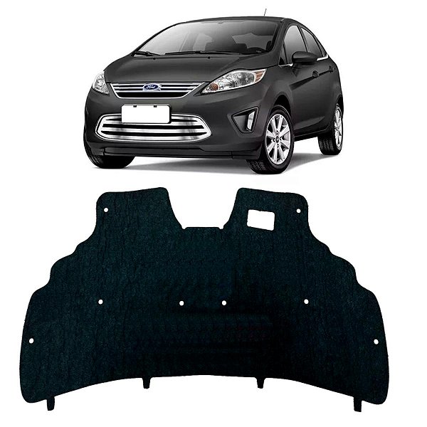 Forro Capo New Fiesta Mexicano 2011-2015 Manta Autocolante Isolante + Presilhas