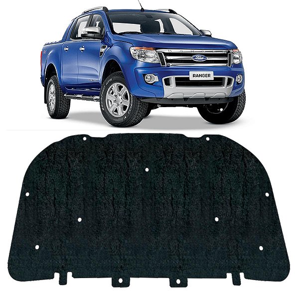 Forro Capo Ford Ranger 2012-2016 Manta Autocolante Isolante termoacustico + Presilhas