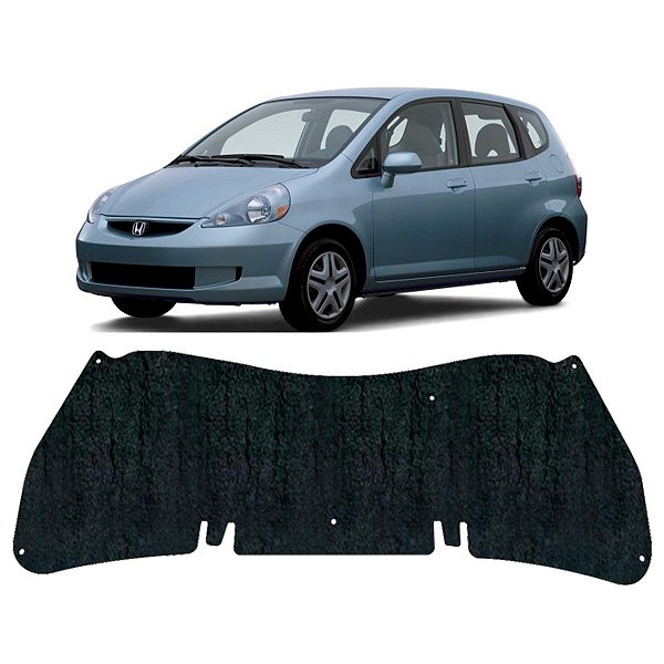 Forro Capo Honda Fit 2004-2008 Manta Autocolante Isolante termoacustico + Presilhas