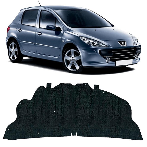 Forro Capo Peugeot 307 2007-2012 Revestimento Manta Autocolante Isolante Térmico + Presilhas