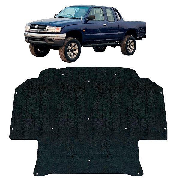 Forro Capo Toyota Hilux 1993-2001 Manta Autocolante Isolante + Presilhas