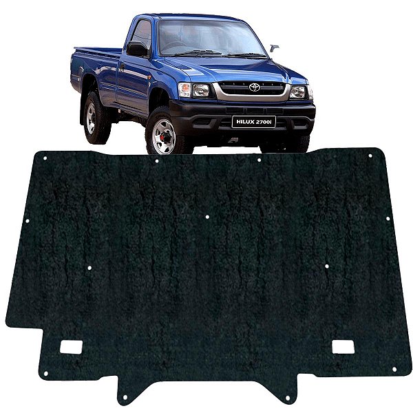 Forro Capo Toyota Hilux 2002-2004 Manta Autocolante Isolante termoacustico + Presilhas