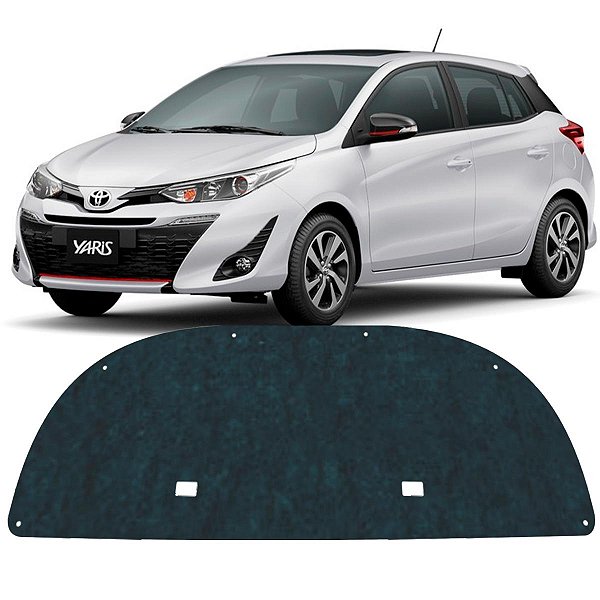 Forro Capo Toyota Yaris 2018-2023 Manta Autocolante Isolante + Presilhas