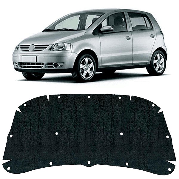 Forro Capo Volkswagen Fox 2003-2010 Revestimento Manta Autocolante Isolante Térmico + Presilhas