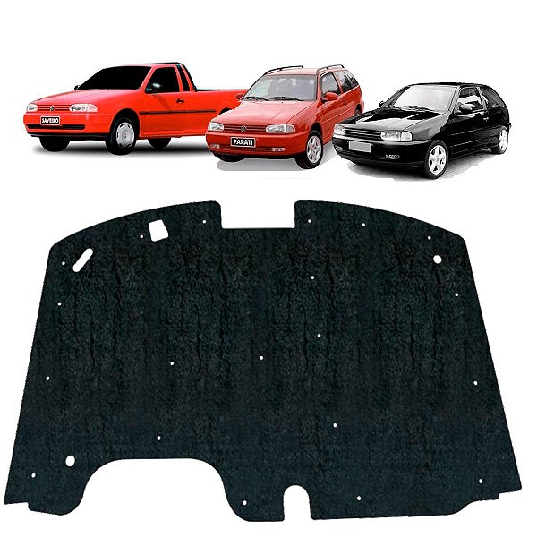 Forro Capo Volkswagen Gol G2 1995-2000 Revestimento Manta Autocolante Isolante Térmico + Presilhas
