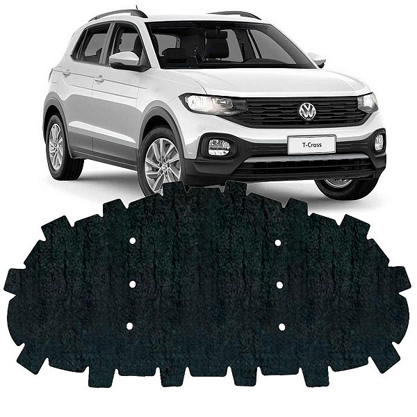 Forro Capo Volkswagen T-cross 2019-2023 Manta Autocolante Isolante + Presilhas