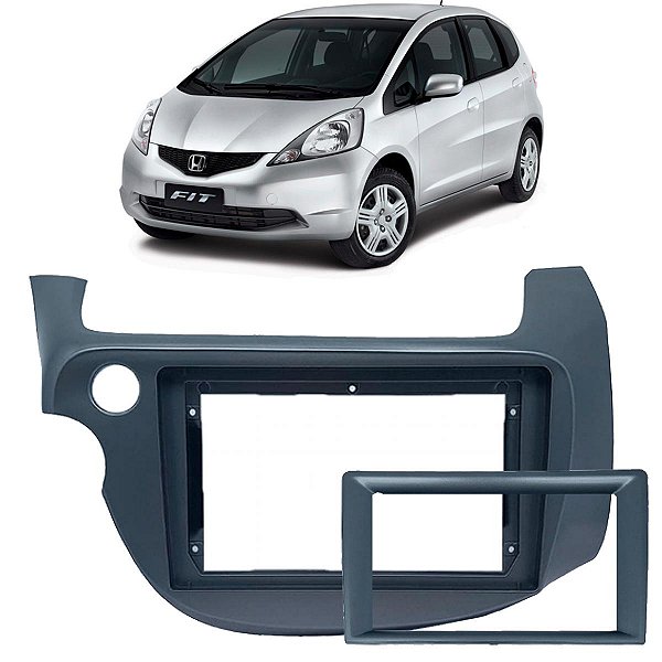 Moldura Painel 7 e 9 Polegadas Honda Fit 2009 a 2014 DVD MP5