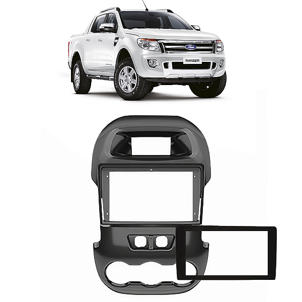 Moldura Painel 7 Polegadas Ford Ranger 12 13 14 15 16 para Multimídia