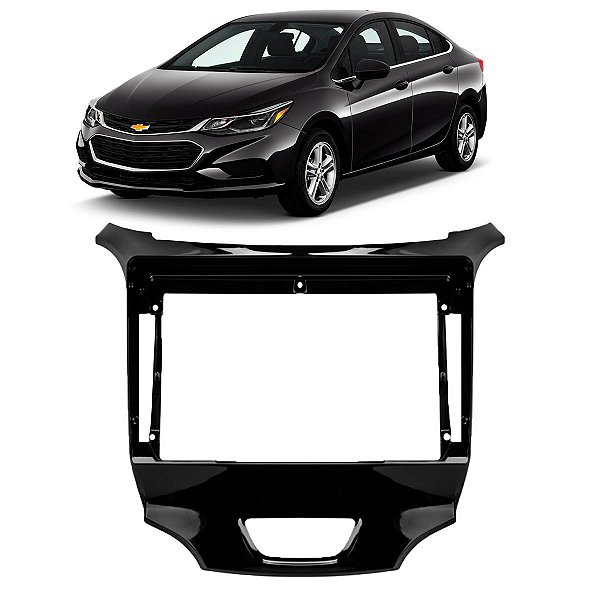 Moldura Painel 9 Polegadas Cruze 2017-2022 p Multimídia