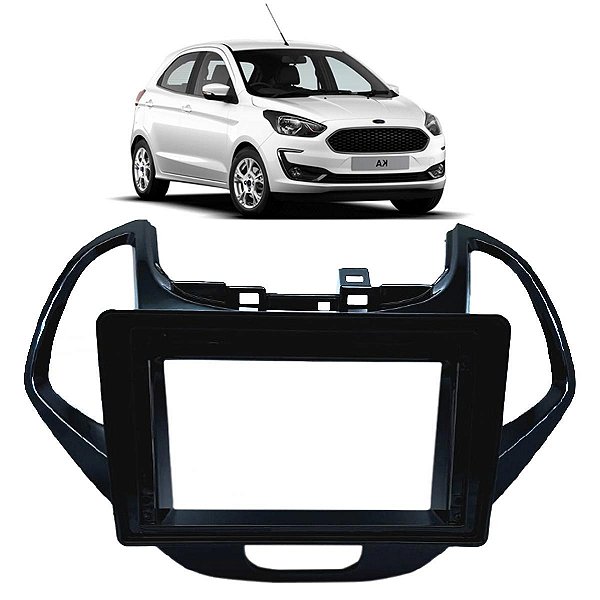 MOLDURA PAINEL KA 18/21 9 POL PRETA FORD FM5971