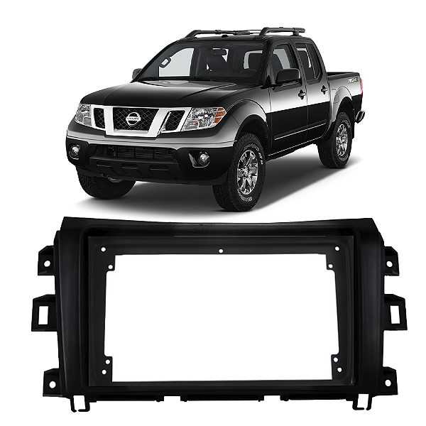 MOLDURA PAINEL FRONTIER 17/25 9 POL PRETO NISSAN