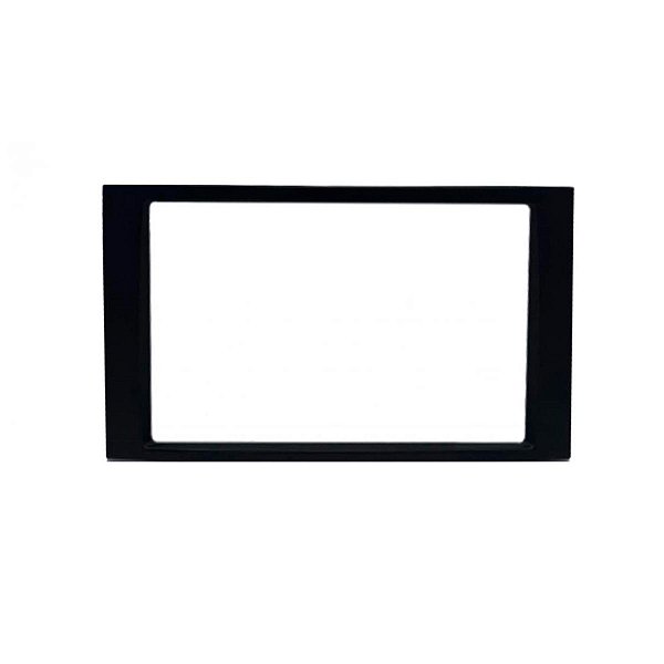 MOLDURA PAINEL IVECO HI WAY 17/23 2 DIN PRETO IVECO FM6123