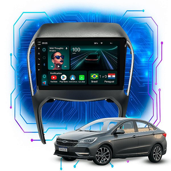 Kit Multimidia Android 4GB/64GB 9p ARRIZO 5 2019/2021 Câmera De Ré Wi-fi