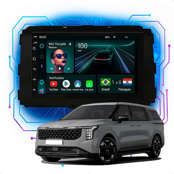 Kit Multimídia Android 4/64GB 7p Carnival 2016-2020