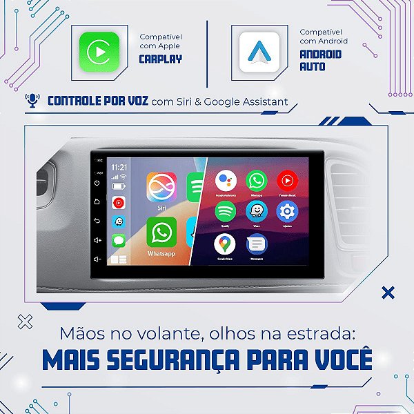 KIT MULTIMIDIA ANDROID 4/64GB 7" UP 14/17 2 DIN