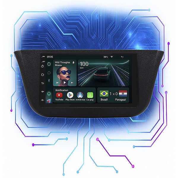 Kit Multimídia Android 4/64GB 7p Iveco Daily 2020 a 2023