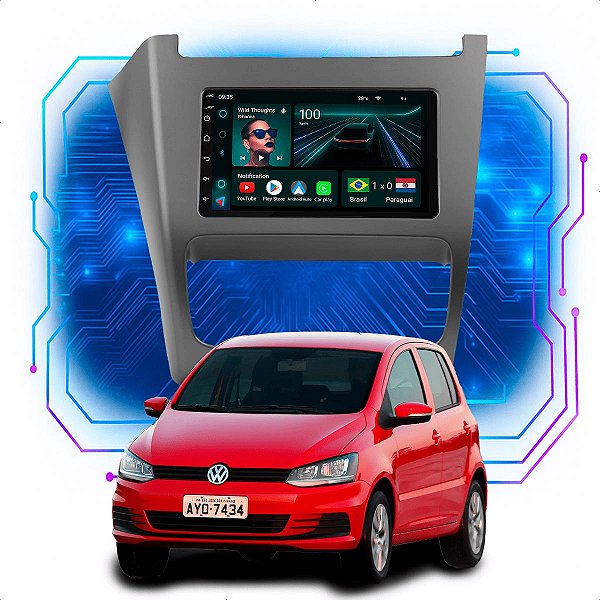 Kit Multimídia Android 4/64GB 7p Fox 2014 a 2022