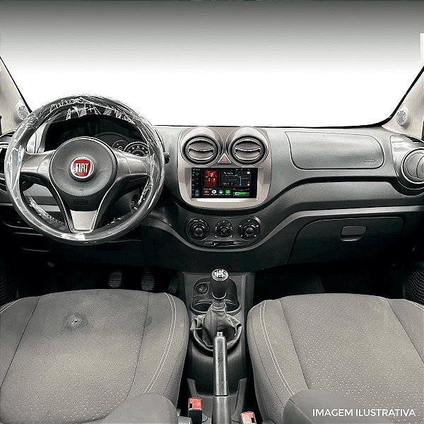 Kit Multimídia Android 4/64GB 7p Grand Siena 2012 a 2018