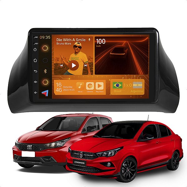 KIT MULTIMIDIA ANDROID 2/64GB 7" ARGO CRONOS 18/23 DIN BLACK