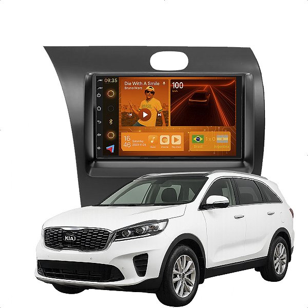 Kit Multimidia Android 2-64GB 7p Cerato 13-19 Maps + Wifi