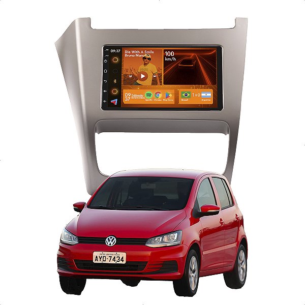 Kit Multimidia Android 2-64GB 7p Fox 14-22 Wifi + Spotify