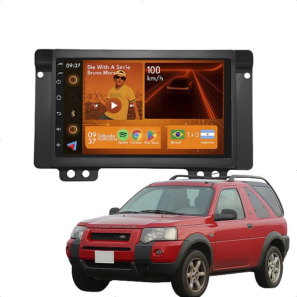 Kit Multimidia Android 2-64GB 7p Freelander 94-04 Wifi + Maps