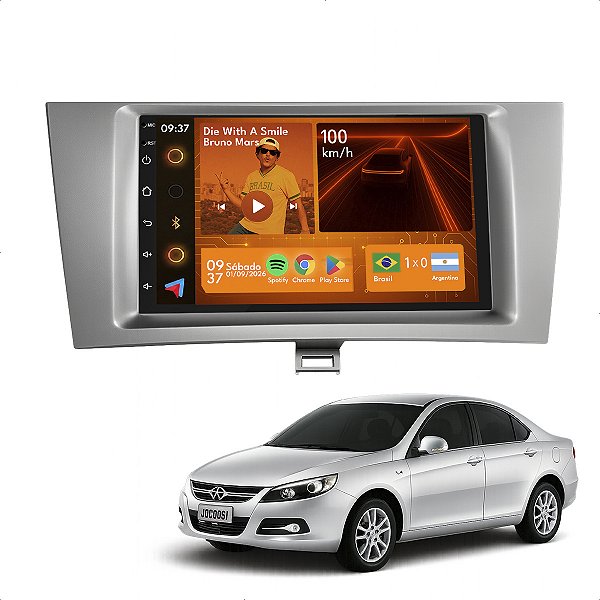 Kit Multimidia Android 2-64GB 7pol J5 12-14 Câmera De Ré