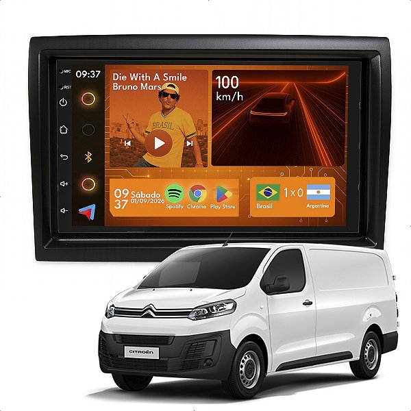 Kit Multimidia Android 2-64GB 7p Jumper 19-23 Maps + Câmera De Ré