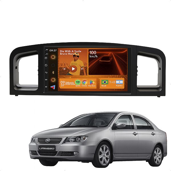 Kit Multimidia Android 2-64GB 7p Lifan 620 10-12 Carplay + Gps