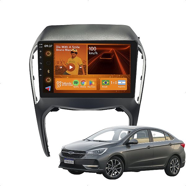 Kit Multimídia Android 2GB/64GB 9p Chery Arrizo 5 2019 a 21