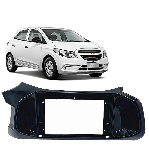 Moldura Painel 9 Polegadas Chevrolet Onix Prisma 2013 a 2019