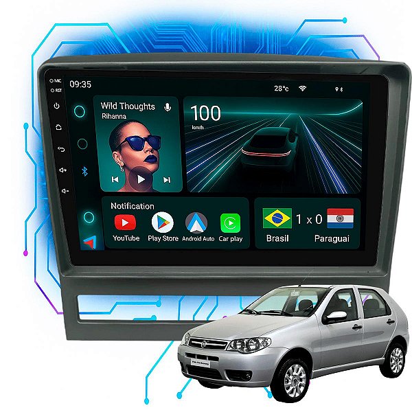 Kit Multimidia Octa-Core 4+64GB 9p Palio Celebration 04-14