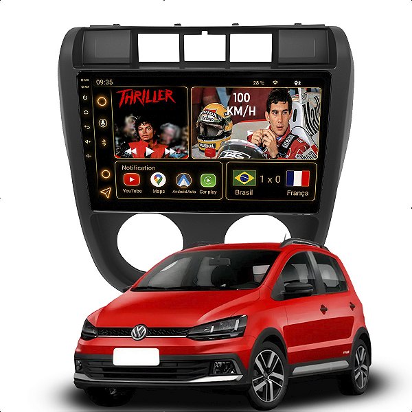 Kit Multimidia Android Octa-Core 6GB 128GB 9p Fox 2003-2009 Gps Wifi