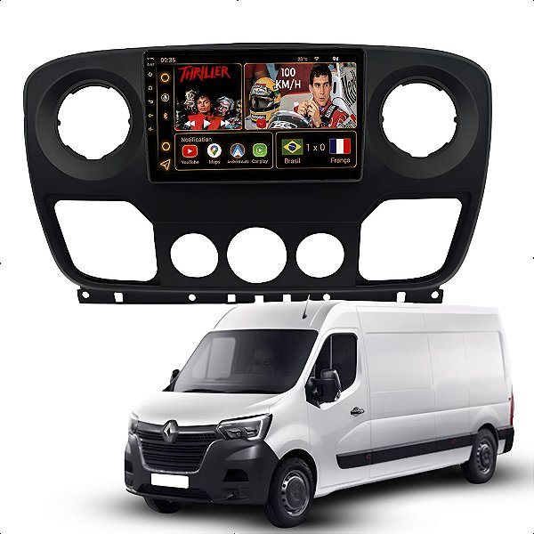 Kit Multimidia Android Octa-Core 6GB 128GB 9pol Master 2013-2024 Waze