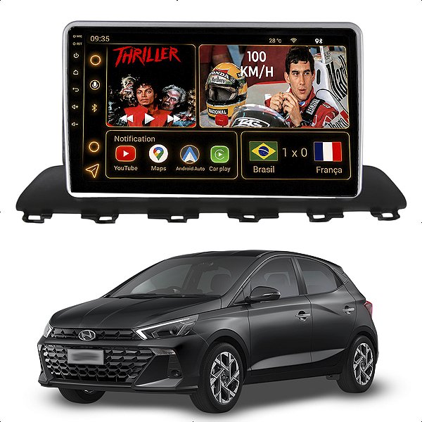 Kit Multimidia Android Octa-Core 6+128GB 9p Hb20 20-24 4G