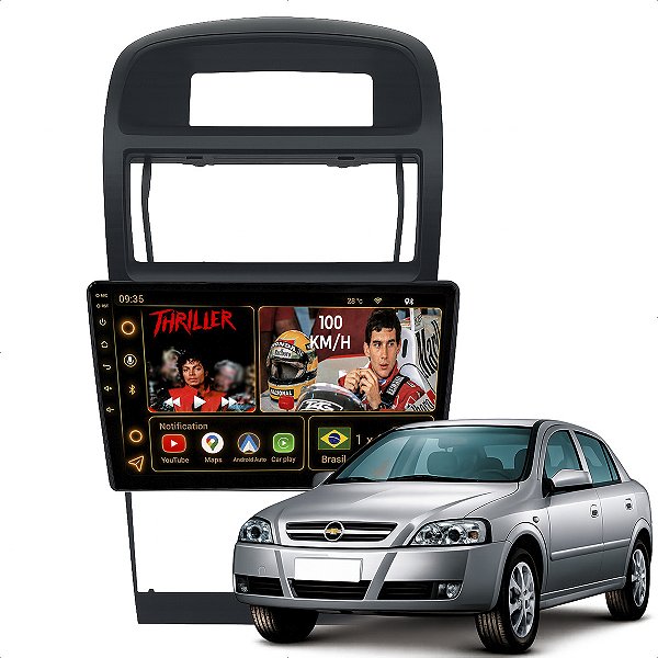 Kit Multimidia Android Octa-Core 6GB 128GB 9p Chevrolet Astra 1998-2012