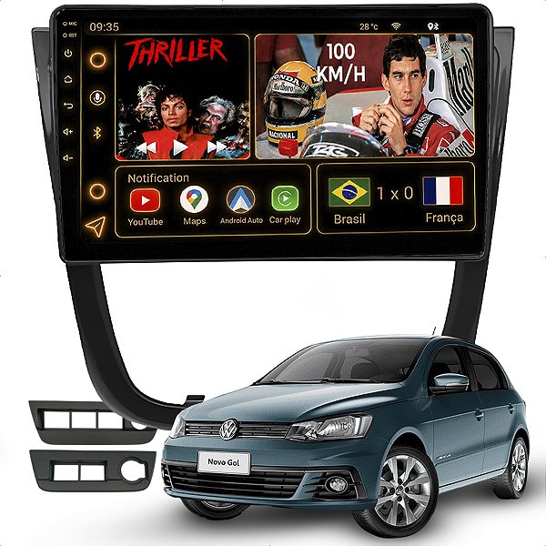 Kit Multimidia Android Octa-Core 6+128GB 9p Gol G5 08-12 4G