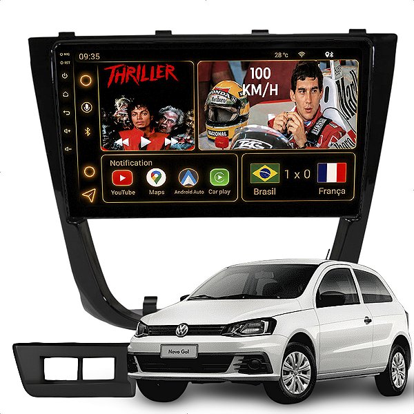 Kit Multimidia Android 6GB/128GB 9p Gol G5 2008 a 2012