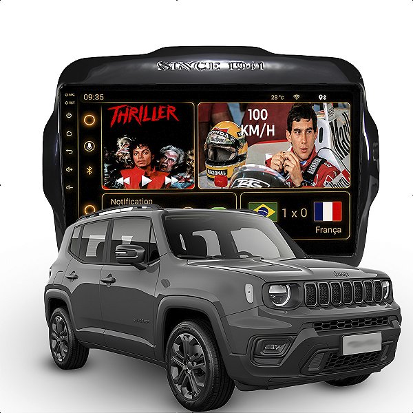 Kit Multimidia Android Octa-Core 6GB 128GB 9p Renegade 2015-2024